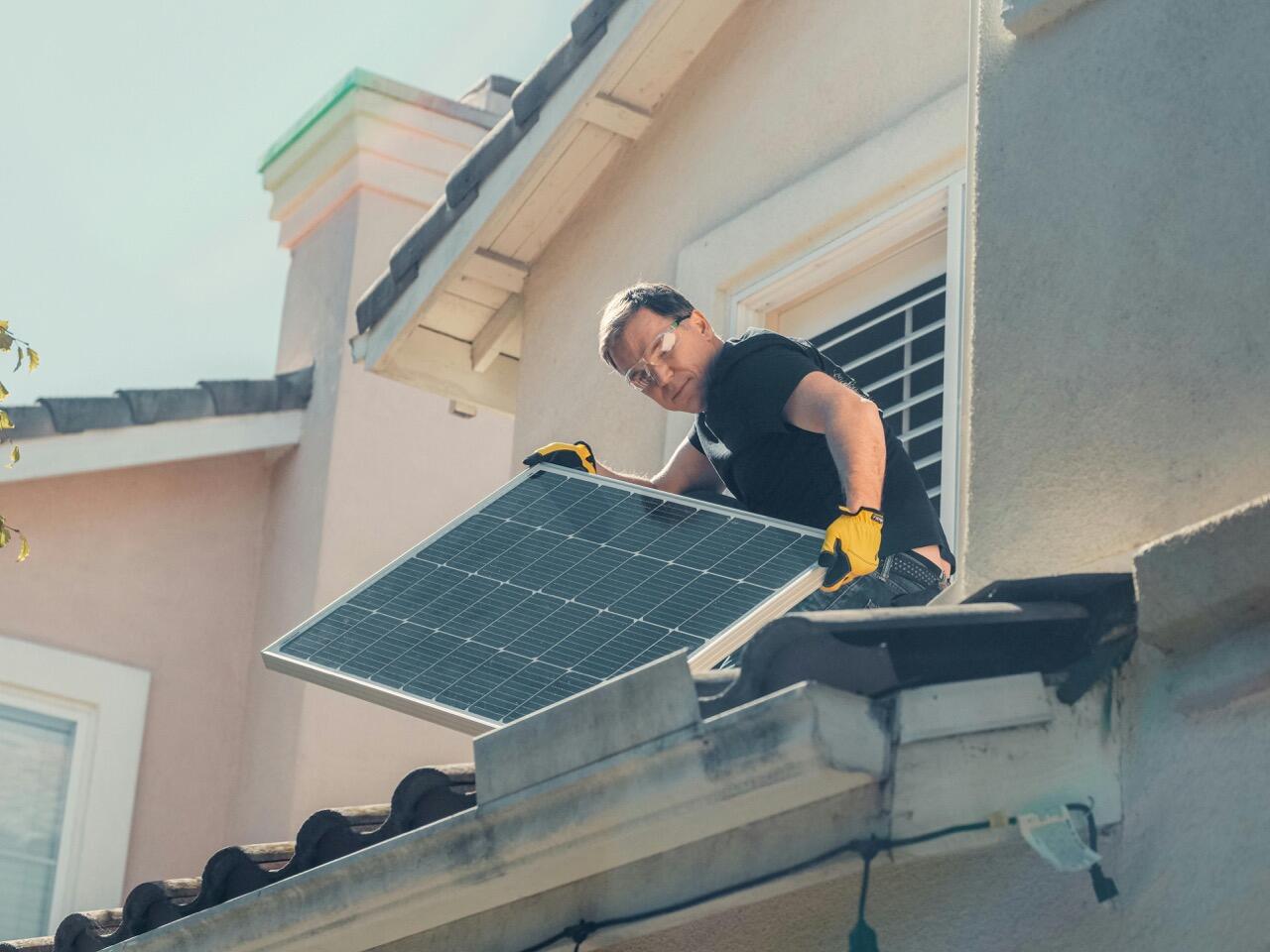 Symbolbild Solaranlage.