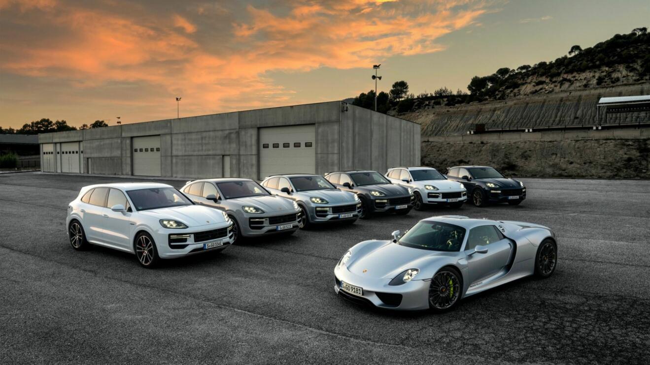 Plug-in-Flotte von Porsche