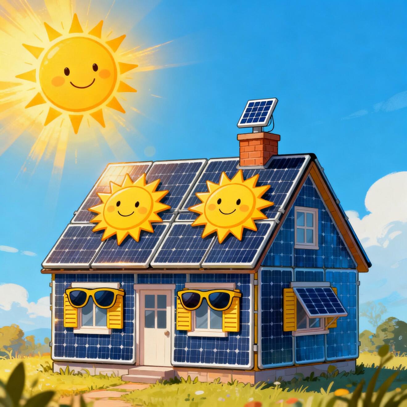 Hexenhaus der Solarfreunde.