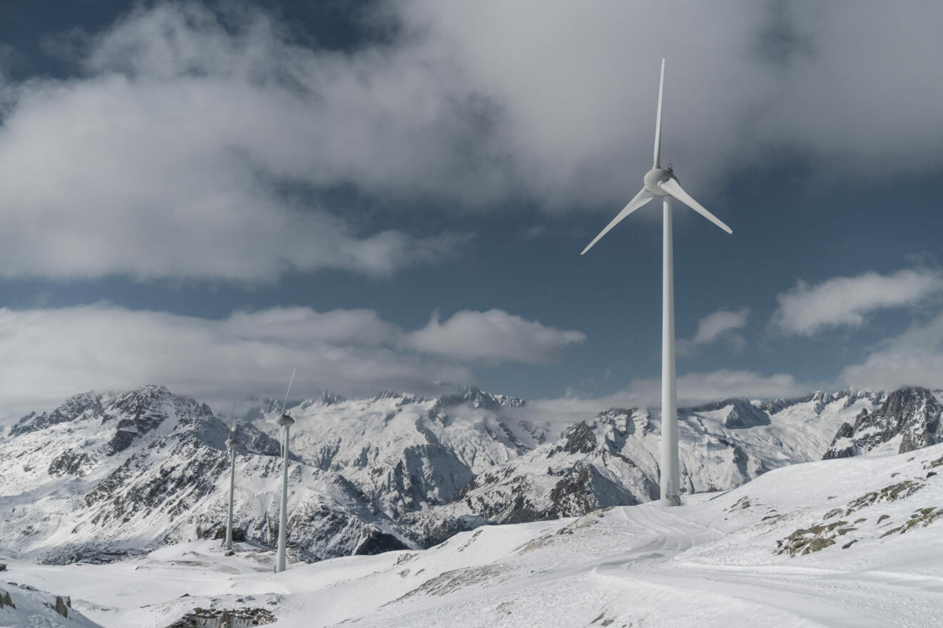 Windpark Andermatt.