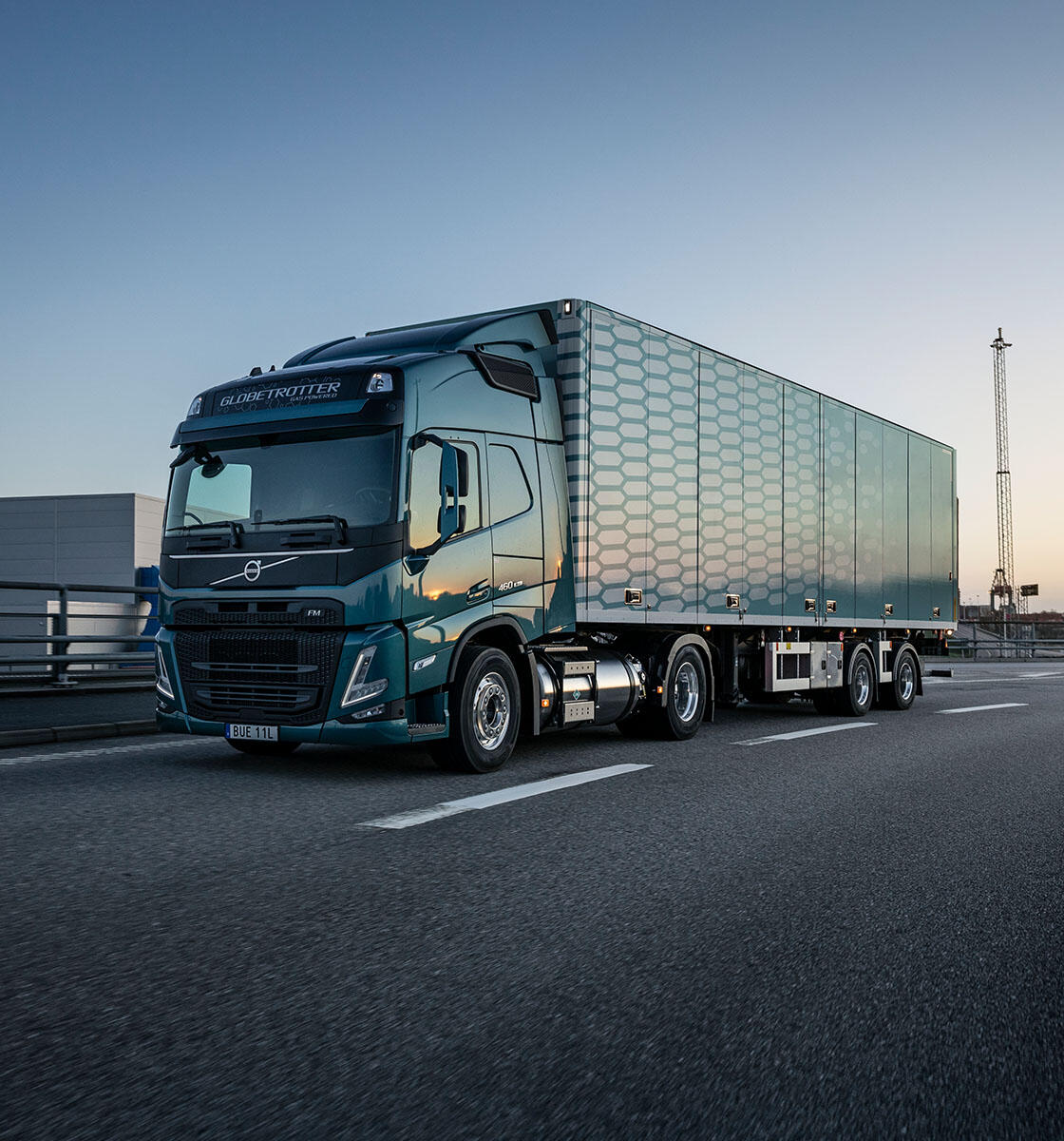 zVg Volvo Volvo produziert Lastwagen mit Gasantrieb bereits in Grossserie.