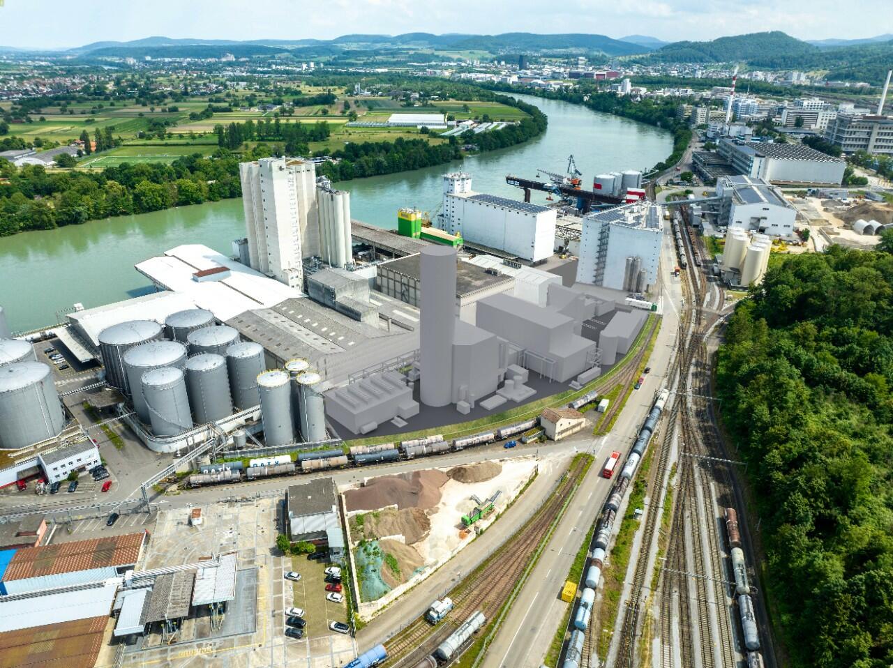 Visualisierung Reservekraftwerk Muttenz