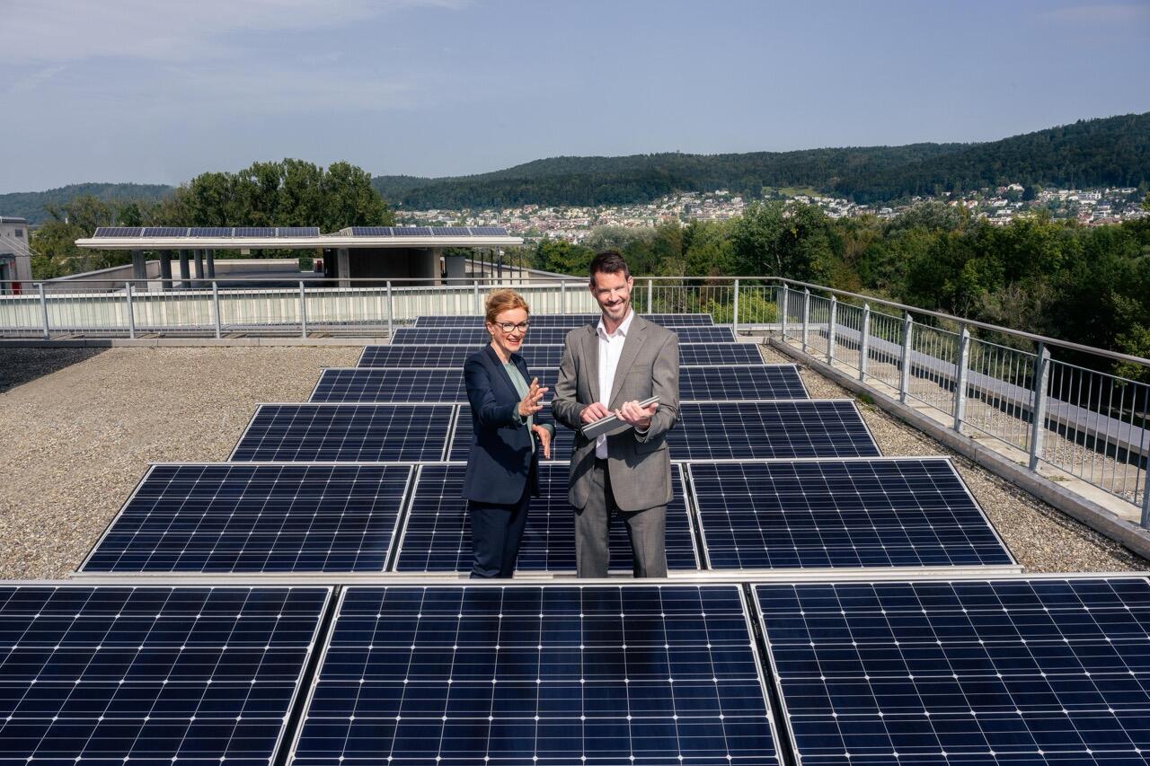 Photovoltaik der EKZ.