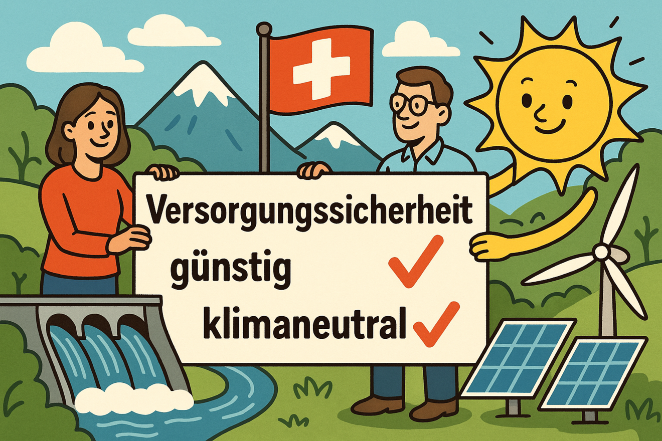 Schweiz will versorgungssichere Erneuerbare