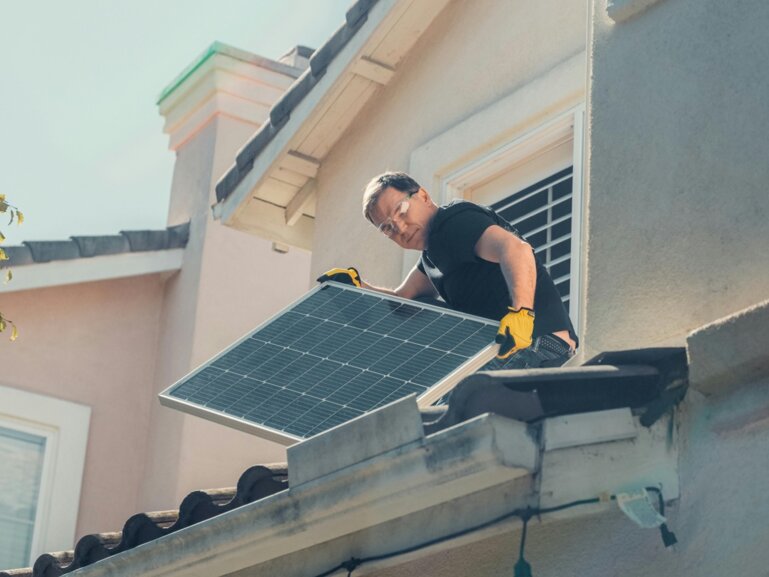 Symbolbild Solaranlage.