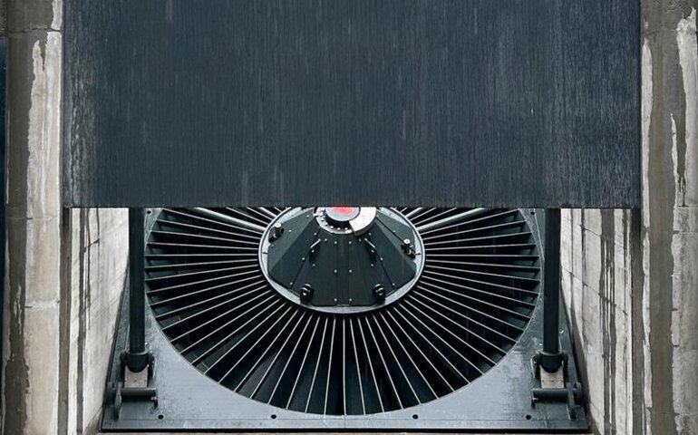 Niederdruckturbine in Martigny-Bourg