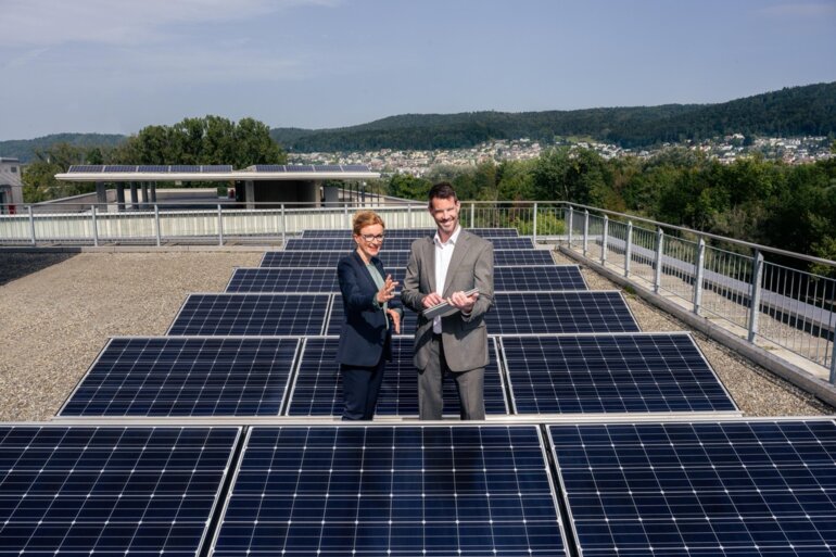 Photovoltaik der EKZ.