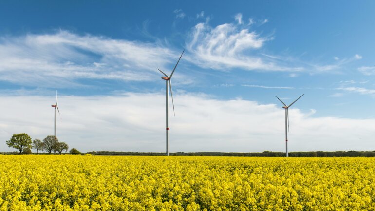 Symbolbild Windkraftanlagen.